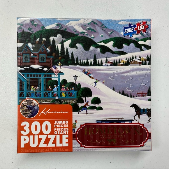 💥SOLD💥 Pine Ridge Lodge Hometown Collection puzzle 300 pieced - Picture 2 of 8